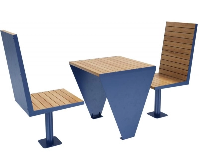 Комплект садовой мебели «Таурус» Сталь плюс дерево