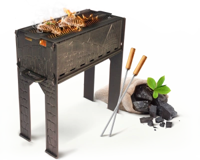 Чугунный мангал «Замок» (Разборный)