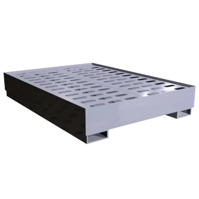 Металлический поддон для бочек ПДМ-02 1000x850x300 мм Серый