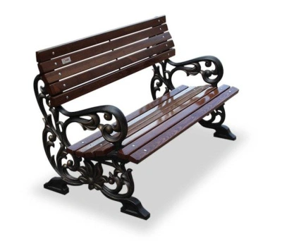 Скамейка чугунная «Жасмин» 1,8 м