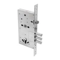 БУЛАТ ЗВ4-3(16).60.85.08 хром, без ручек, без ц/мех.,б/о. Корпус замка для металлических дверей (12)