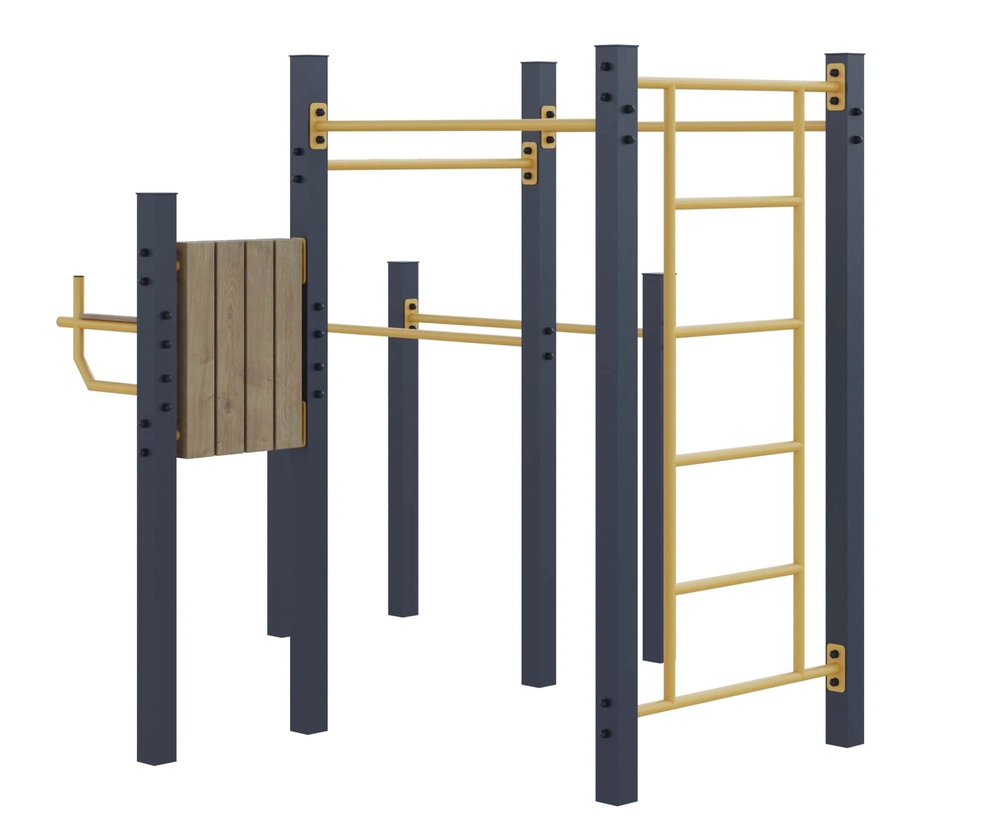 Спортивный комплекс для занятий воркаутом «Фристайл-10» (7 м2)