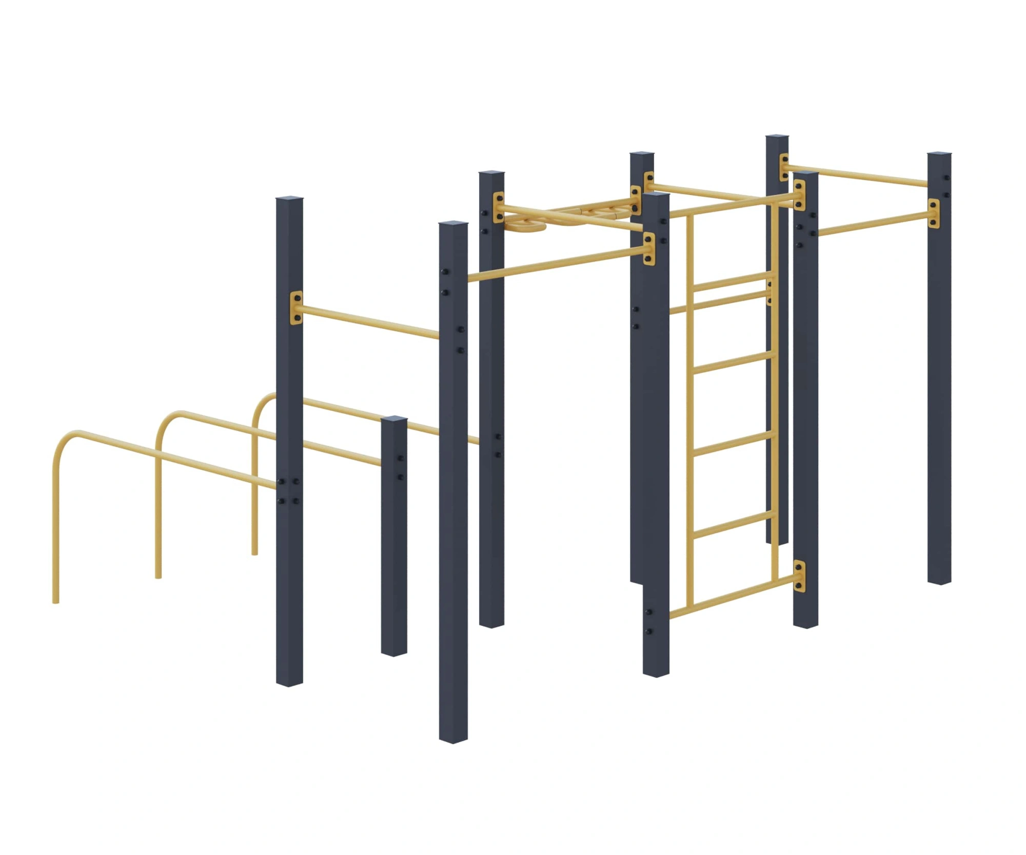 Спортивный комплекс для воркаута «Геракл 909» (13,9 м2)