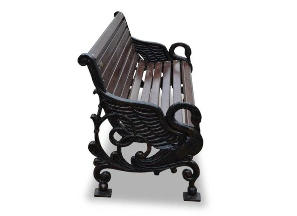 Скамейка чугунная «Лебеди» 1,5 м