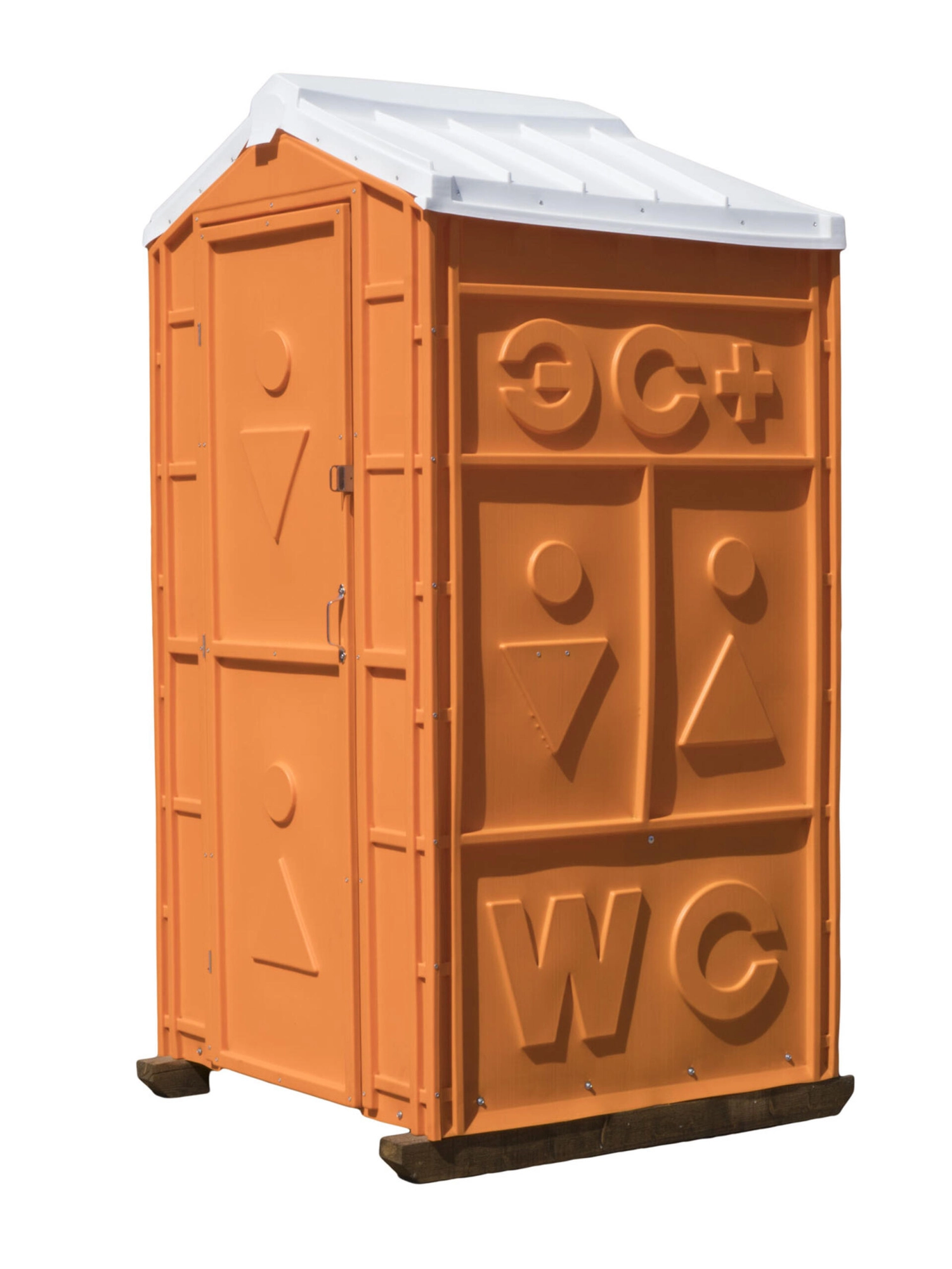 Туалетная кабина «Комфорт» с деревянным поддоном 