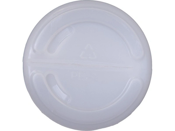 Бутыль 250мл круглая двухкамерная с пробкой и клапаном-дозатором, код: 35309