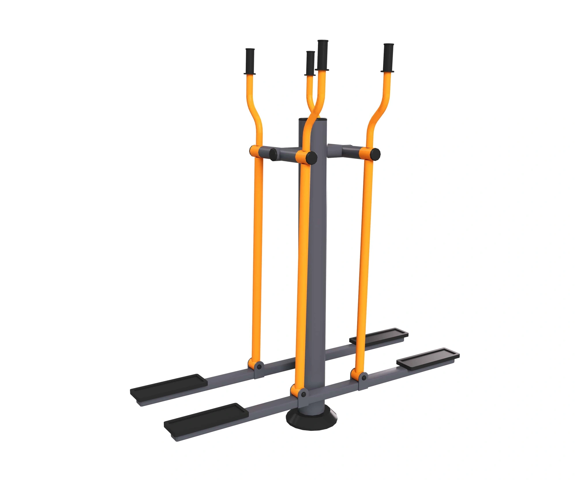 Уличный тренажер «Лыжи двойные»