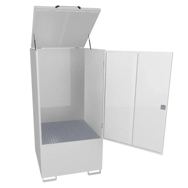 Штабелируемый поддон закрытого типа 1579x1358x848 мм Серый