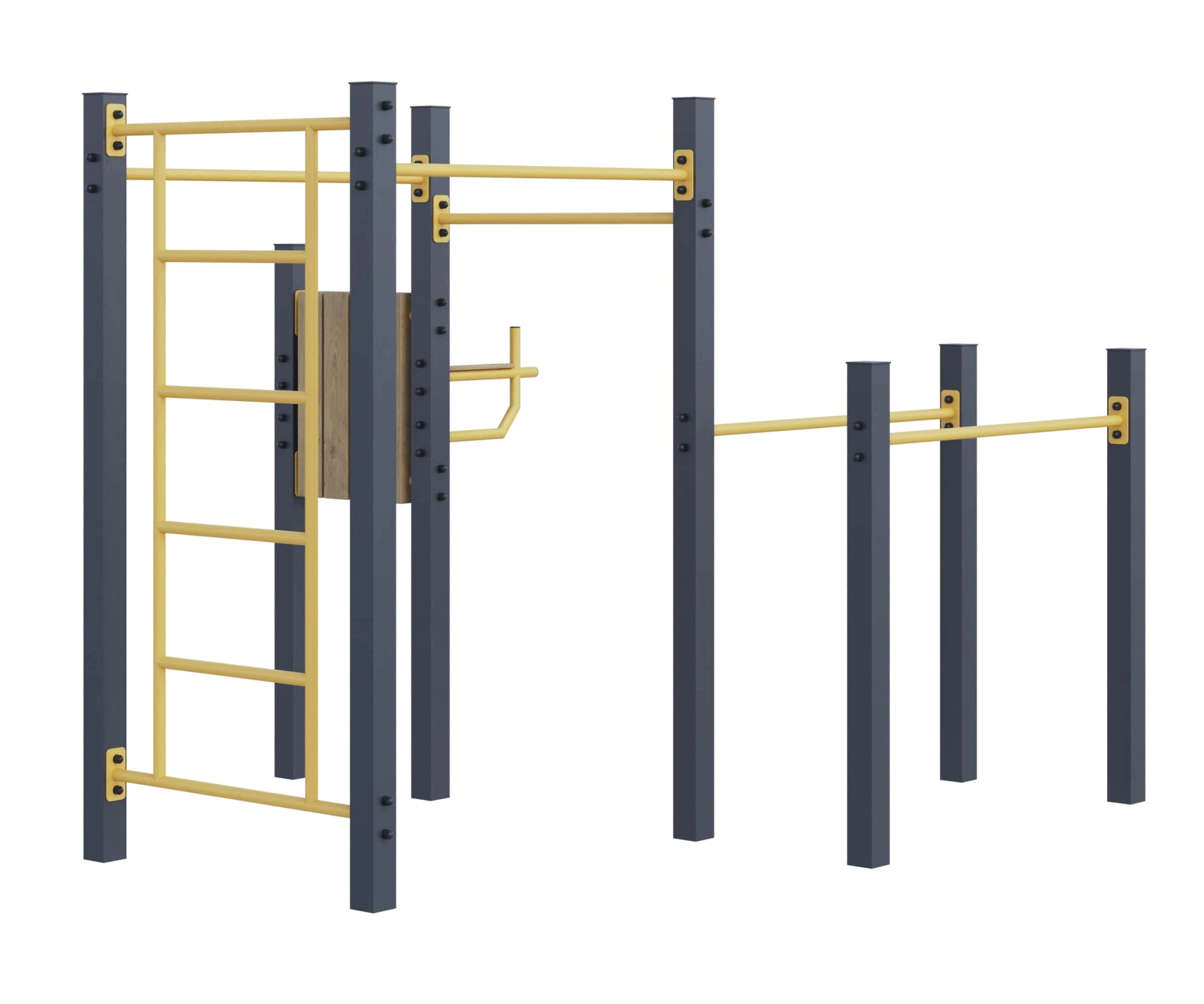 Спортивный комплекс для занятий воркаутом «Фристайл-10» (7 м2)