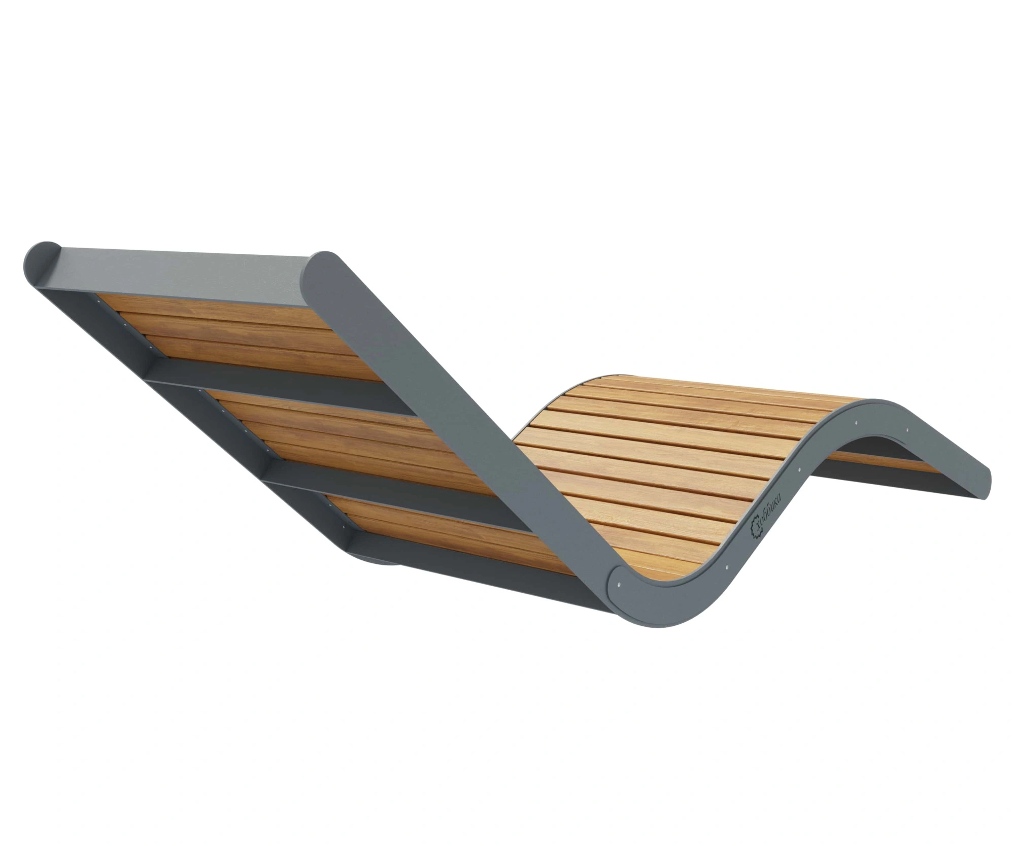 Парковый лежак 7