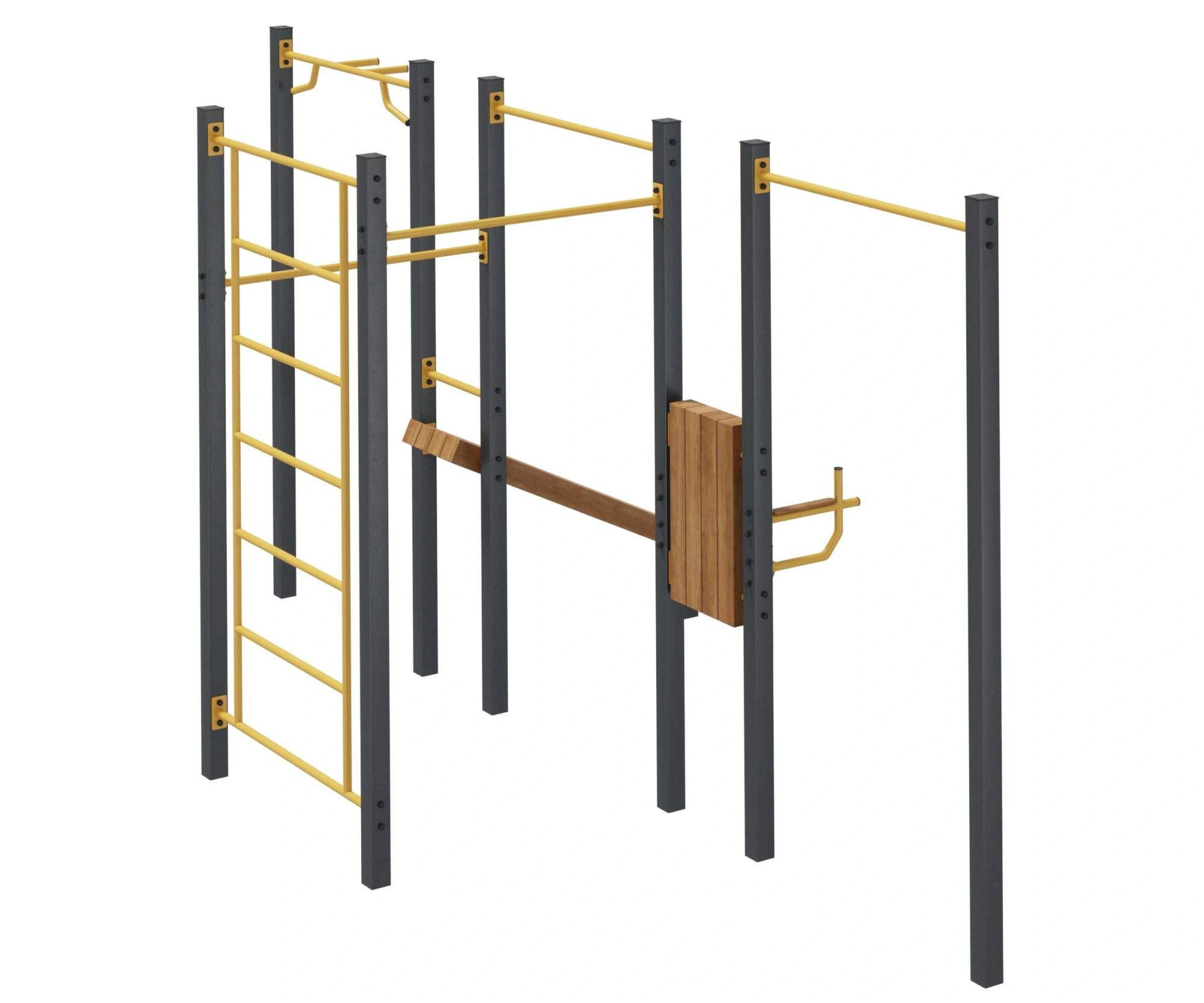 Спортивный комплекс для занятий воркаутом «Фристайл-9» (13,9 м2)