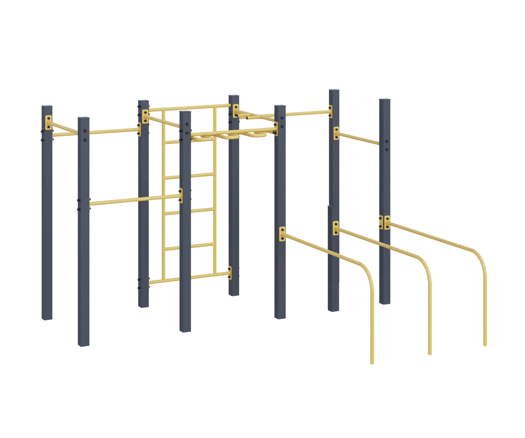 Спортивный комплекс для воркаута «Геракл 909» (13,9 м2)