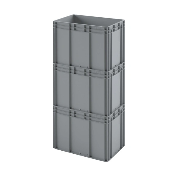 Евроконтейнер ЕС-4322.4 с усиленным дном и закрытыми ручками, 400х300х220 мм