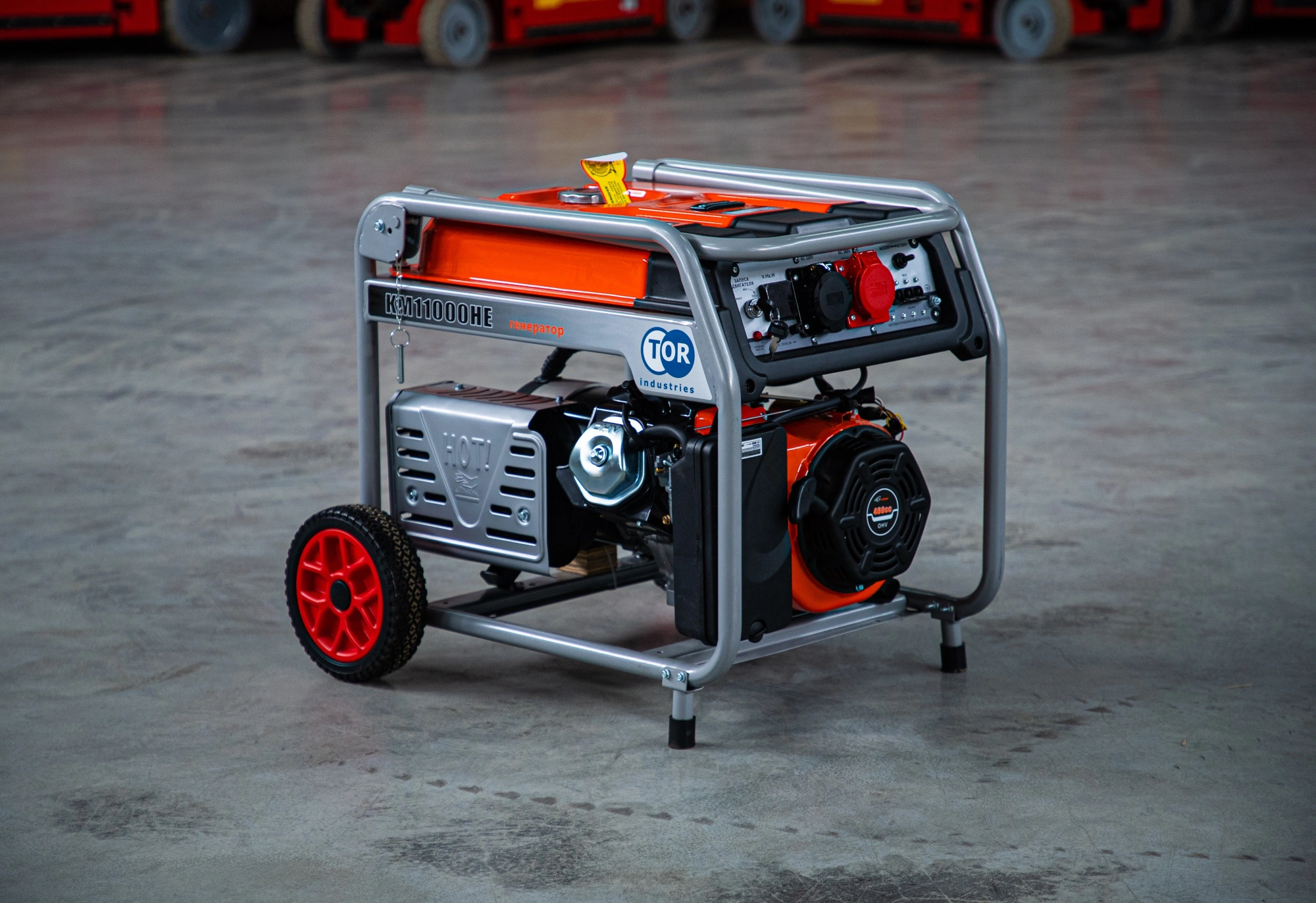 Генератор бензиновый 8,0 кВт 220В/380В с электростартером TOR KM11000HE