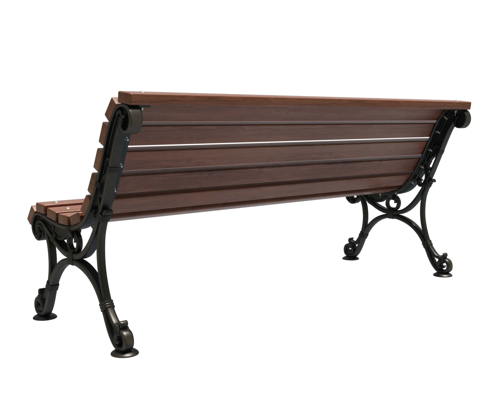 Скамейка чугунная «Новая Европа» 3,0 м (3 опоры)