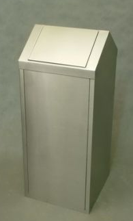 Урна Эклипс, 400х400х970 мм, шлифованная, с емкостью 70 л