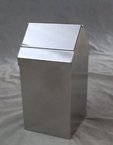 Урна Эклипс, 200х200х400 мм, шлифованная 12 л