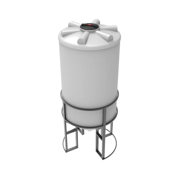 Емкость ФМ 2000 л под плотность до 1,5 г/см³ белая в обрешетке