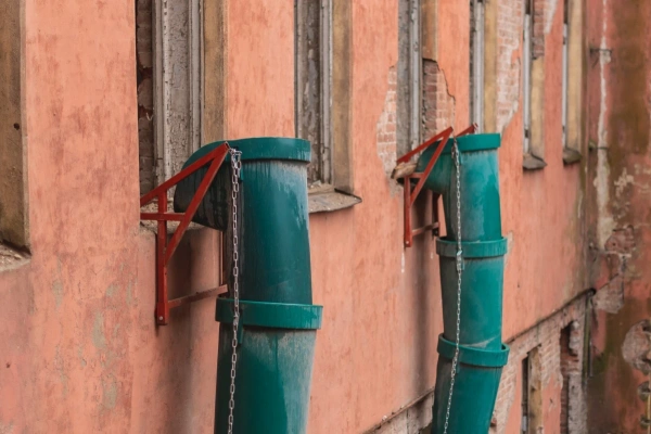 Мусоросброс секция приёмная зеленый без цепей 