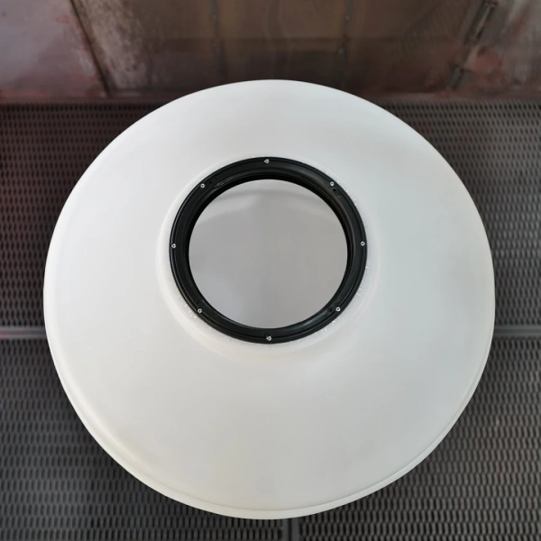 Емкость ФМ 500 л под плотность до 1,5 г/см³ белая в обрешетке