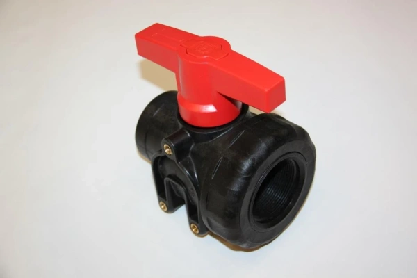 Кран шаровый G2 2-ходовой ВР-ВР пластик Италия